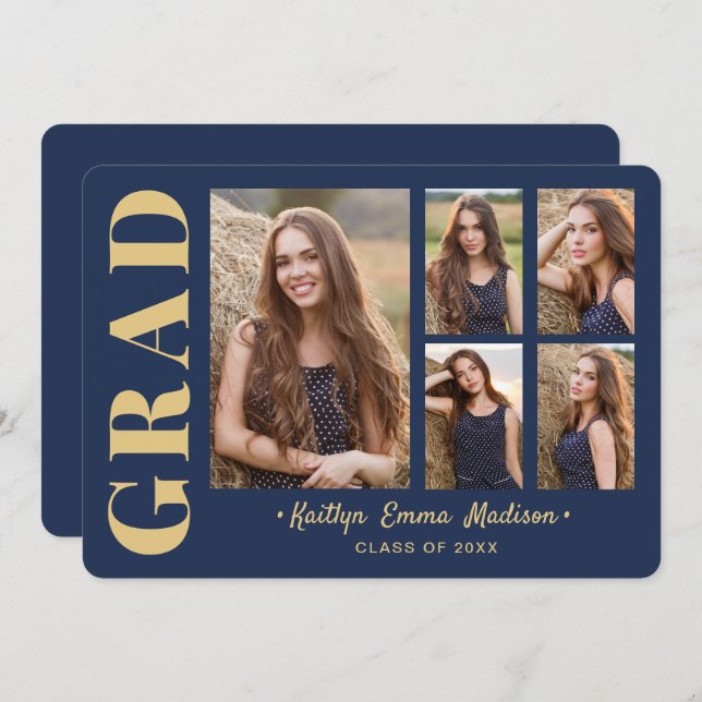 Anúncio 5 Formando Fotográfico Colagem de Marinho de Scrip (Frente/Verso)