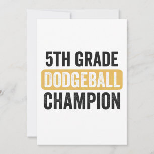 Anúncio 5 Grau DodgeBall Champion - Presente de Graduação 