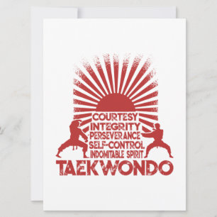 Anúncio 5 Tenets De Taekwondo