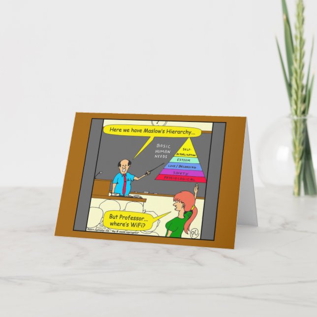 Anúncio 607 cartoon básico das necessidades humanas (Frente)