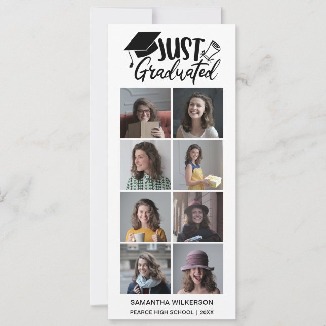 Anúncio 8 Colagem De Fotos Apenas Graduou Classe De 2023 (Frente)