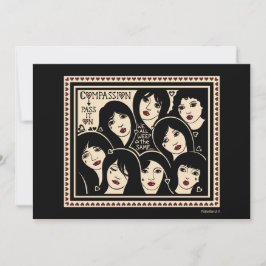 Anúncio A Compaixão Passa-O Na Placa Plana 7"x5"