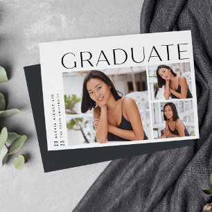 Anúncio A New Angle Three Photo Collage Graduation