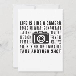 Anúncio A Vida De Fotógrafo É Como Uma Fotografia De Câ