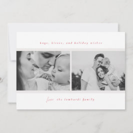 Anúncio Abraços, Beijos, Feriado Deseja Vermelho