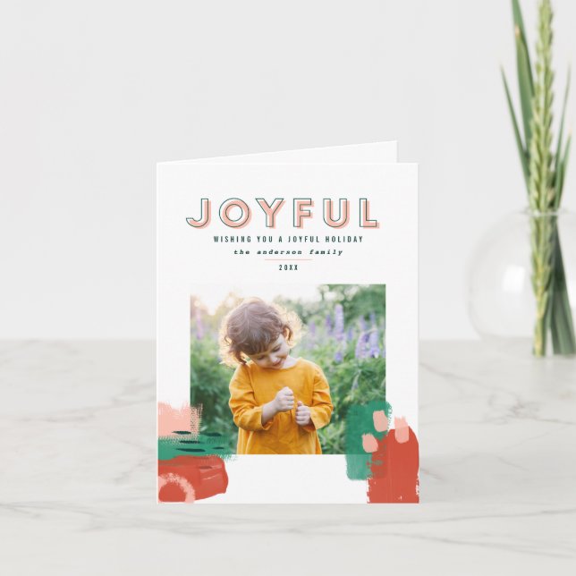 Anúncio Abstrato gráfico moderno vermelho, rosa + foto ver (Frente)