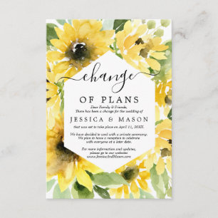 Anúncio adiado de casamento no Jardim Sunflower