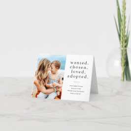 Anúncio Adoção de Foto Mínima Adotada e Amada