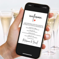 Agenda do Itinerário do Casamento Digital Chic