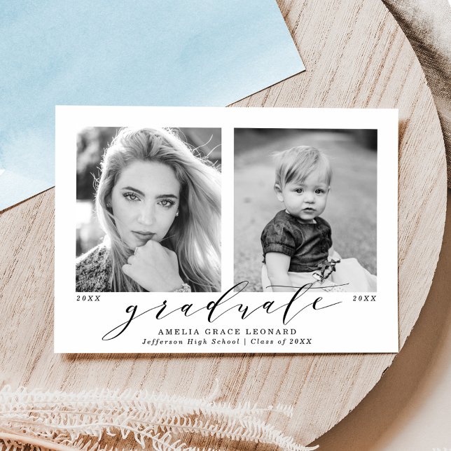 Anúncio Agora e depois a graduação de fotos azul (Criador carregado)