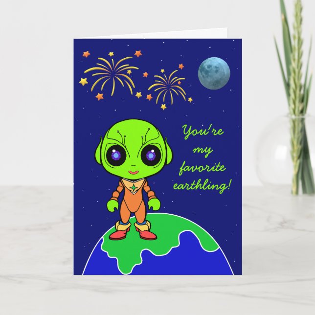 Anúncio Alien Valentine's card by Jo Images (Frente)