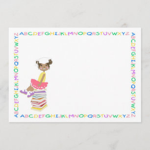 Anúncio Alphabet Border Kindergarten ou Preschool Graduati