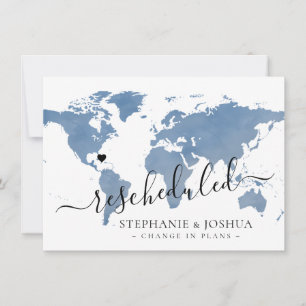 Anúncio Alteração nos Planos Adiados de Casamento de Des