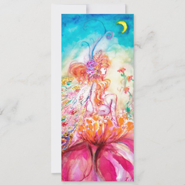 Anúncio ALTHEA, papel metálico azul-rosa de cor amarela (Frente)