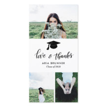 Amor e Agradecimento de Graduado Três Foto Moderno