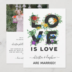 Anúncio Amor Floral é Amor Casamento LGBT