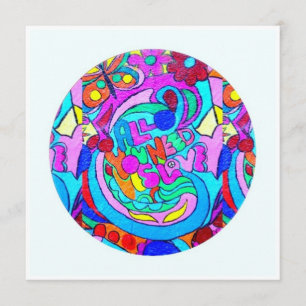 Anúncio amor hippie groovy