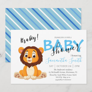 Anúncio animais do zoológico da selva chá de fraldas