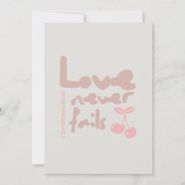 Anúncio Aniversário do cartão-postal cristão nunca falha