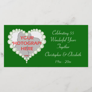 Anúncio Aniversário do Love Heart Diamond Emerald