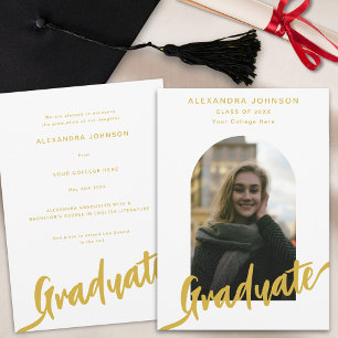 Anúncio Announcem, Graduação de Foto por Arco de Script Do