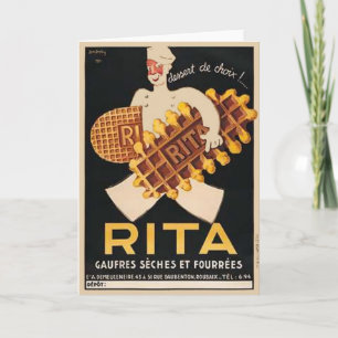Anúncio Antigo de Biscoitos Rita