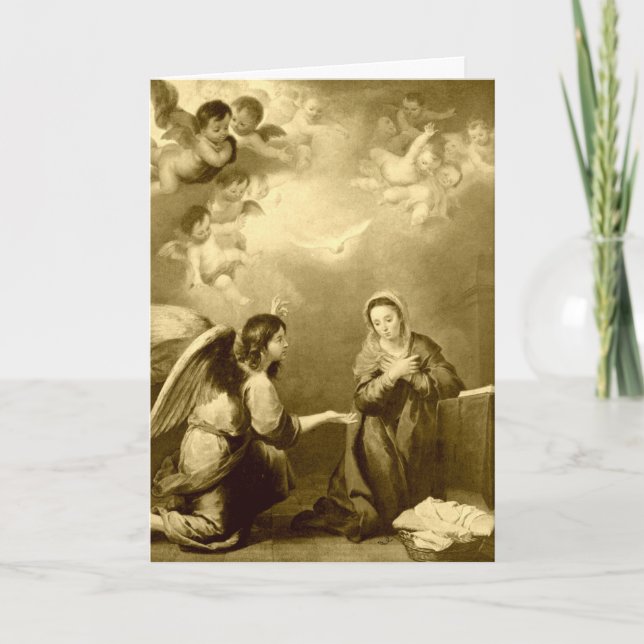 Anúncio Anunciação da Virgem Abençoada Maria (Frente)