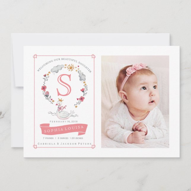 Anúncio Anunciação de Nascimento da Frota da Princesa Swan (Frente)