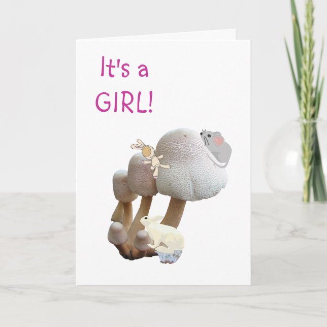 Anúncio Anunciando Bebê Garota Cogumelo Brinquedo (Frente)