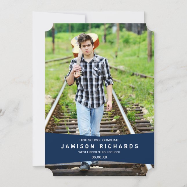 Anúncio Anúncio/Marinho de Formando de Banner moderno (Frente)