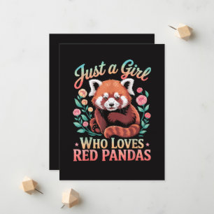 Anúncio Apenas Uma Garota Que Ama Pandas Vermelhos