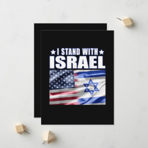 Anúncio Apoio a Israel Eu Estou com Israel