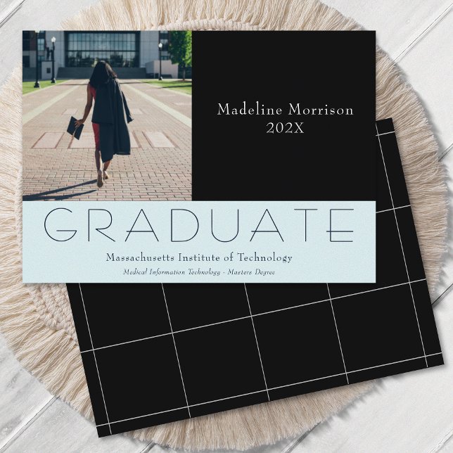 Anúncio Aqua Preto de Foto Moderno (Criador carregado)