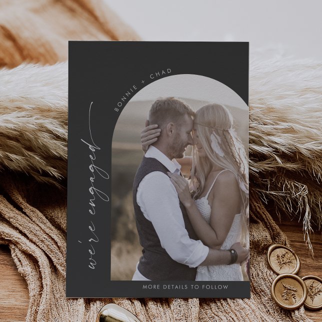 Anúncio Arca Modern Boho | Noivado de fotos da Cinza (Criador carregado)