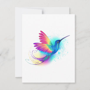 Anúncio Arco-Íris Exótico Hummingbird