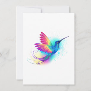 Anúncio Arco-Íris Exótico Hummingbird