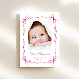 Anúncio Arcos Coquette Baby Girl Foto Birth