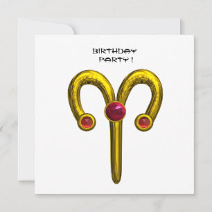 Anúncio ÁREAS Douradas ZODIAC BIRTHAY JEWEL Ruby White