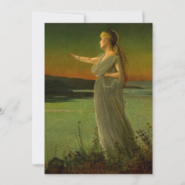 Anúncio Ariadne em Naxos John Atkinson Grimshaw (Frente)