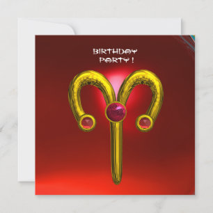 Anúncio ARIES RUBY, vermelho-vivo