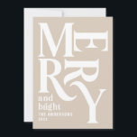 Anúncio Artesanato vintage feliz natal<br><div class="desc">Cartão de natal de artesanato vintage gráfico de felicidade. Parte de uma coleção de feriados divertida.</div>