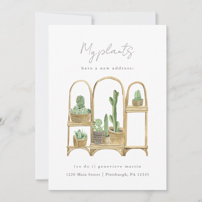 Anúncio As minhas plantas têm uma nova mudança de casa (Frente)