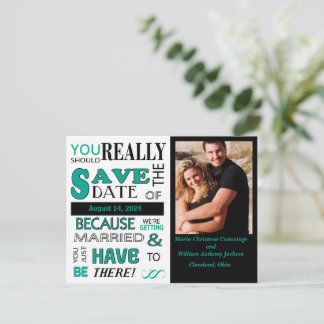 Anúncio Assinar Salvar A Data (Esmeralda)