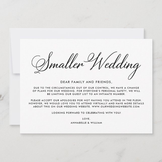 Anúncio Atualização de Noivado | Casamento Menor (Frente)