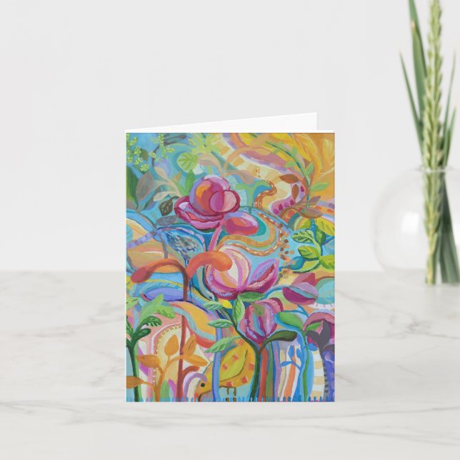 Anúncio Aves e flores (Frente)