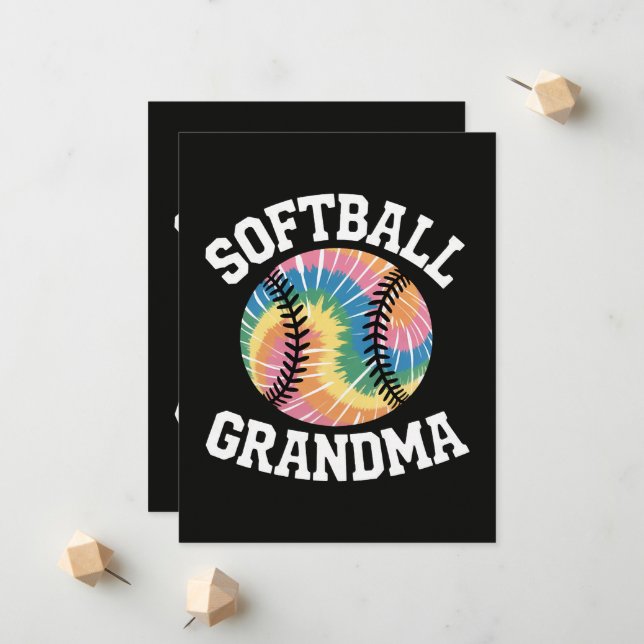 Anúncio Avó de Softbol (Frente/Verso In Situ)