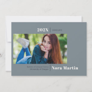 Anúncio Azul empoeirado com graduação de fotos minimalista