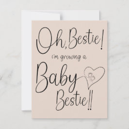 Anúncio Baby Bestie Announcement