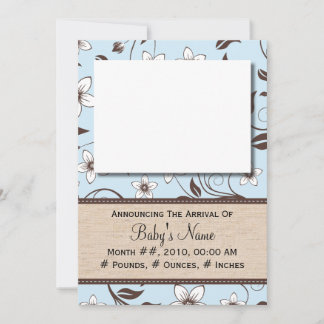 Anúncio Baby Boy Floral