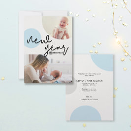 Anúncio Baby boy photos New Year New Beginnings blue